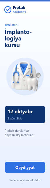 ProLab Akademiya: implantologiya kursu, 12 oktyabr